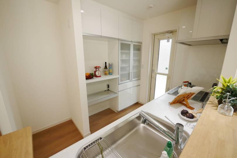 Kitchen. Panasonic kitchen and cupboard room (July 2013) Shooting