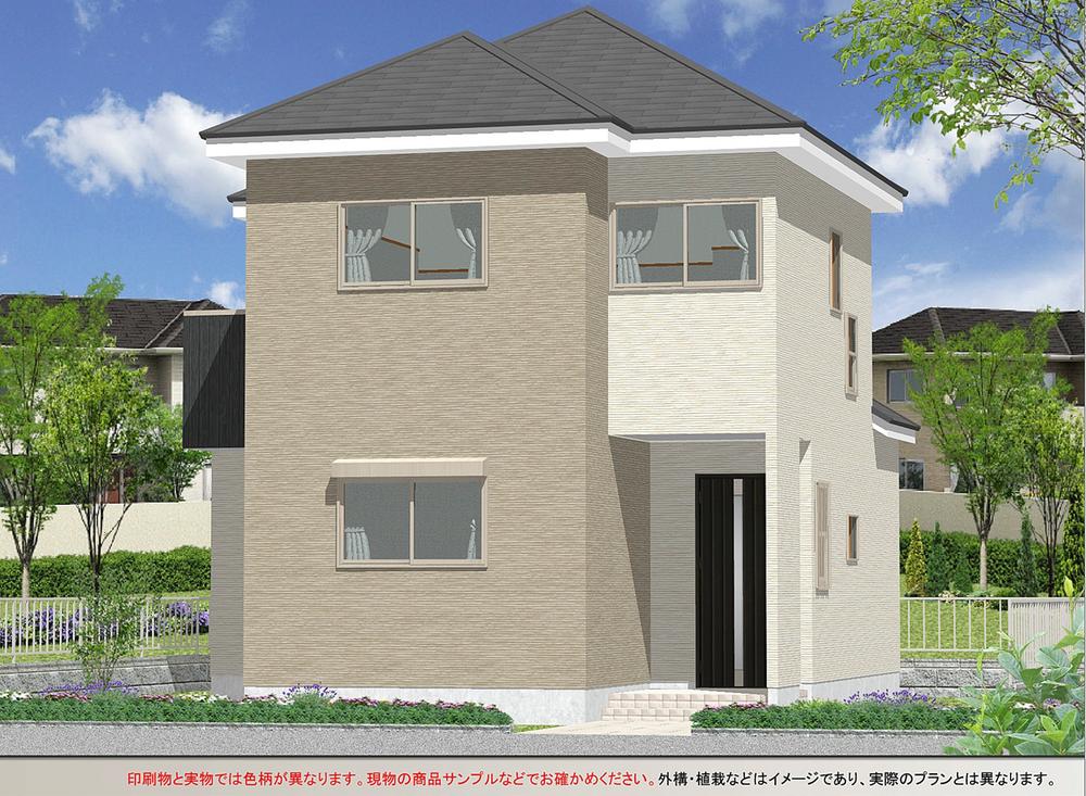 Building plan example (Perth ・ appearance).  ※ Standard plan (building area 31 square meters ~ ) And the Value Plan (building area 28 square meters ~ You can choose from two plans of).  ※  [No. 4 place appearance Complete image Perth] 