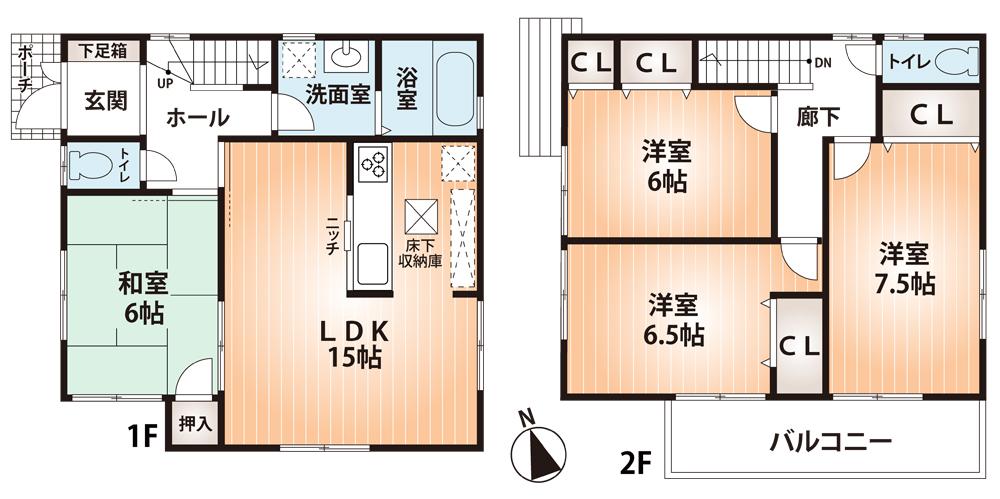 Floor plan. (No. 12 locations), Price 23.8 million yen, 4LDK, Land area 150.2 sq m , Building area 95.58 sq m