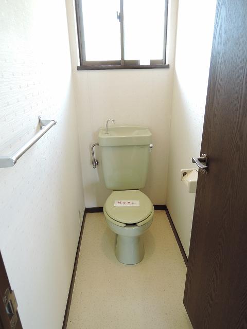 Toilet. There is also a toilet on the second floor