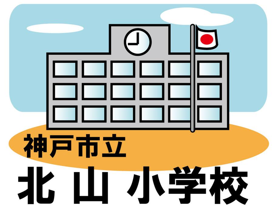 Primary school. Kitayama to elementary school 1268m