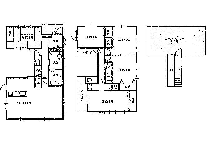Floor plan. 37,800,000 yen, 5LDK, Land area 196.84 sq m , Building area 120.79 sq m