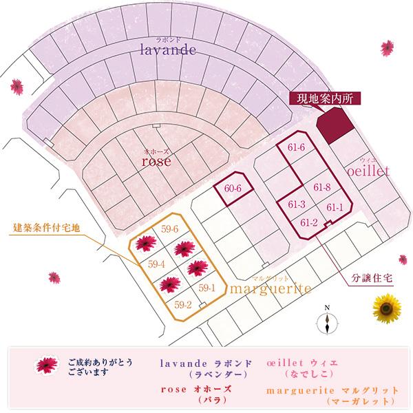 Compartment figure. Land prices -  ※ Compartment Figure