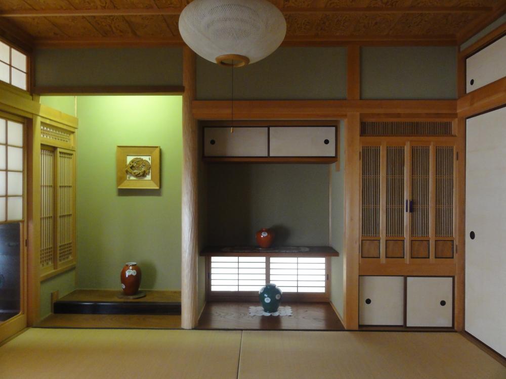 Non-living room. Hiroen specification the solid cypress flooring