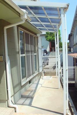 Balcony. Stylish terrace