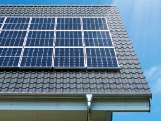 Power generation ・ Hot water equipment. 205W × 14 sheets 2.87KW system adopted. 