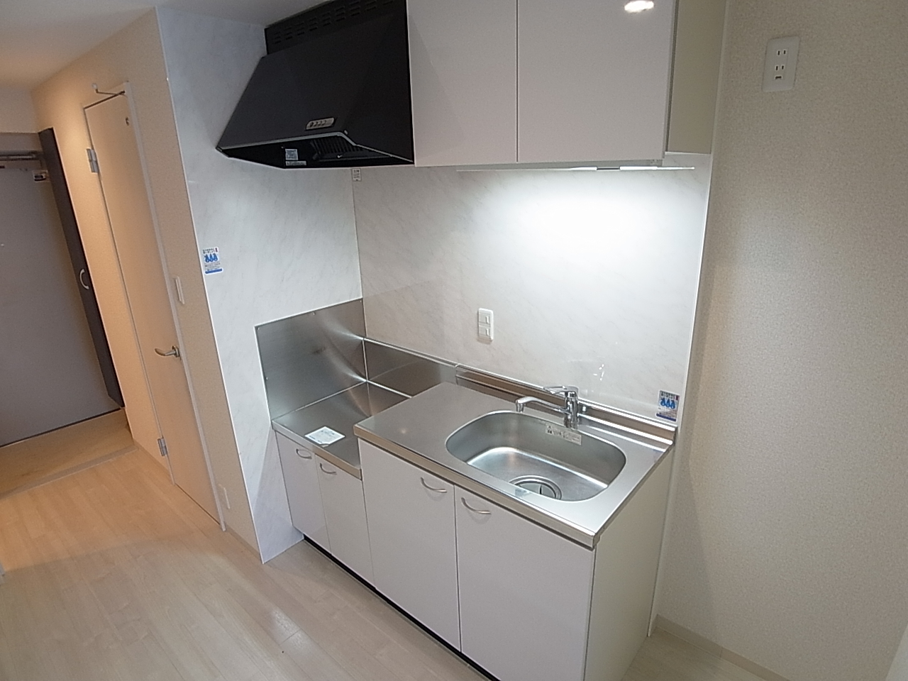 Kitchen. Stove can be installed spacious kitchen