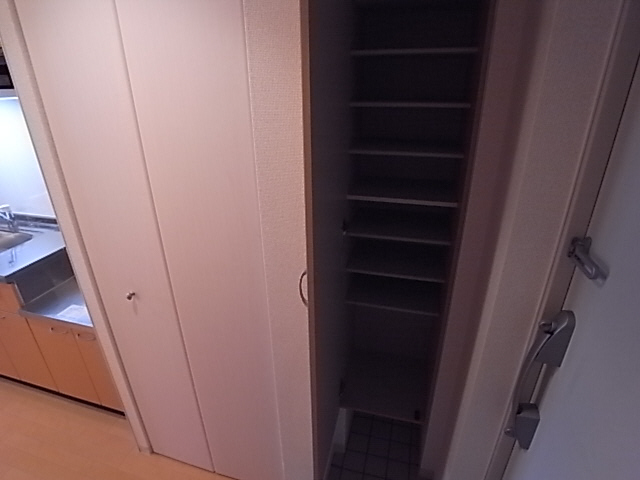 Entrance. Entrance shoe box