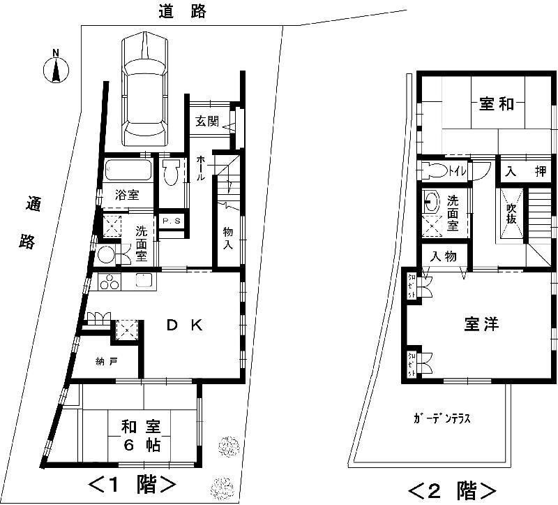 Floor plan. 28 million yen, 3DK, Land area 125.75 sq m , Building area 107.34 sq m