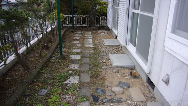 Garden. living, Garden spread before Western-style