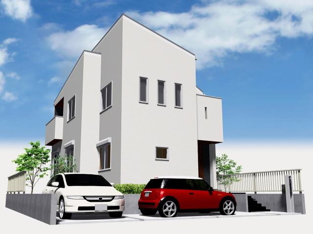 Rendering (appearance). ◆ Rendering (5 Building) Parking spaces are 2 car passenger car!