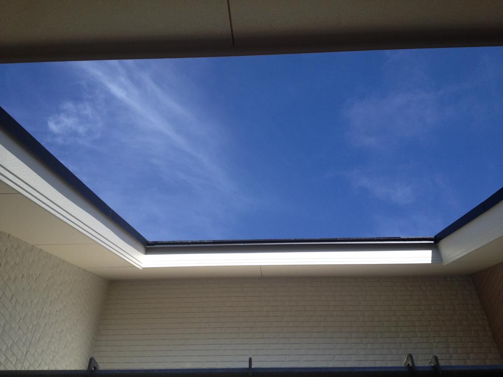 Building plan example (introspection photo). Our construction cases Sky balcony!  Blue sky from the balcony, The starry sky It will view! 