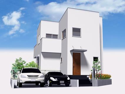 Rendering (appearance). ◆ Rendering (4 Building) 2 car parking spaces are passenger car parallel! Is a corner lot!