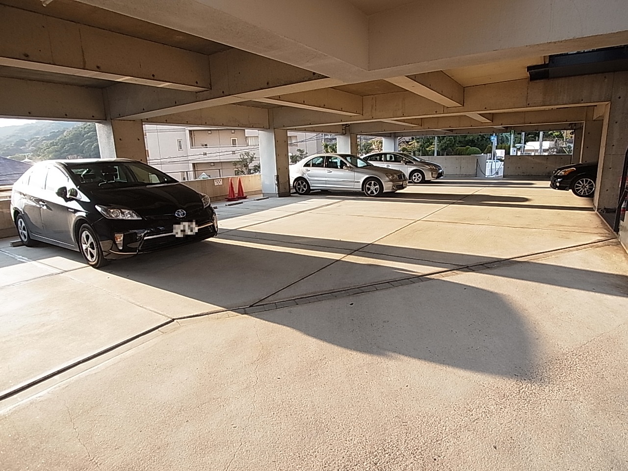 Parking lot. Indoor parking (Allowed high roof)