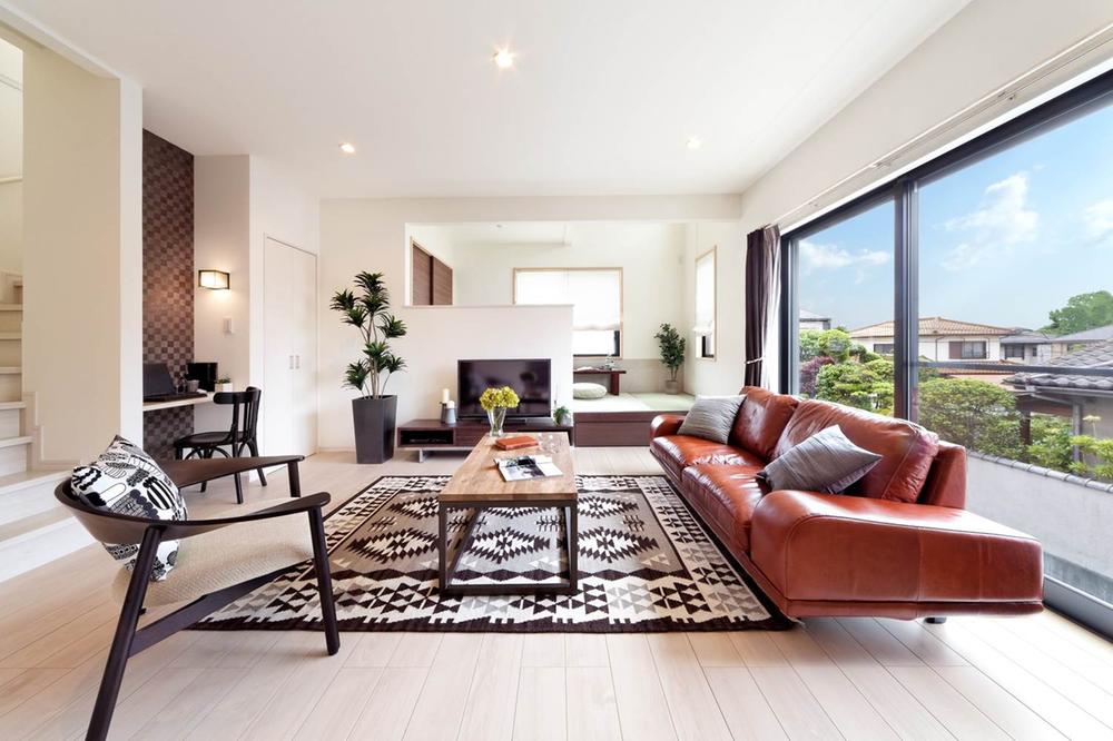 Model house photo. A sophisticated space, Of room to produce a graceful moments living (model house)