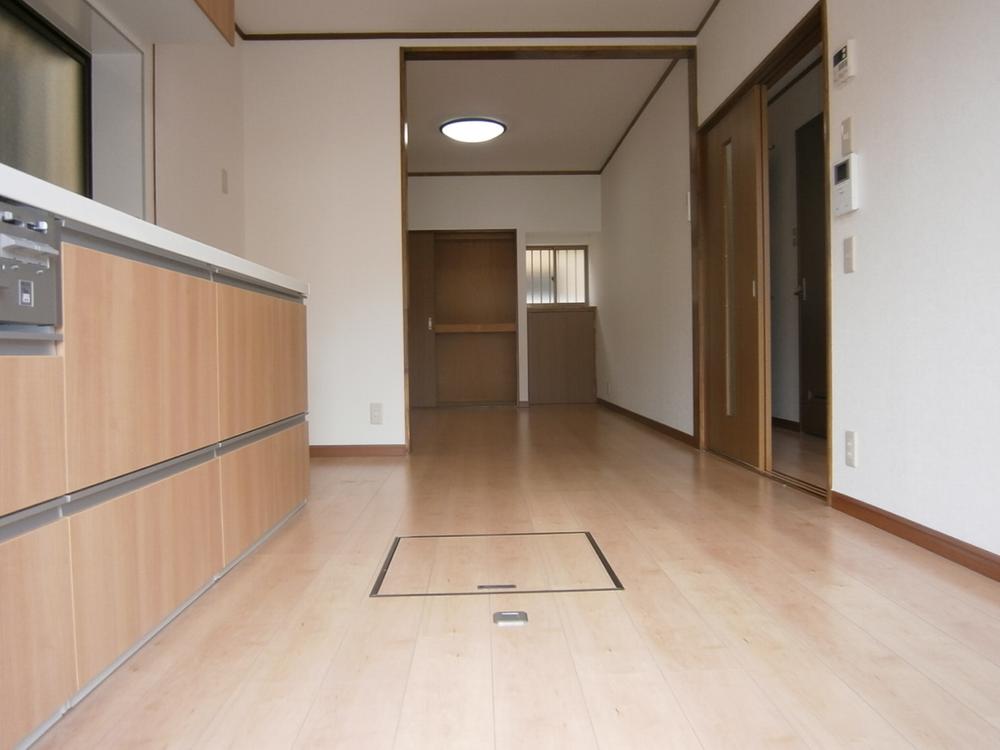 Living. Shades of the kitchen and living-dining is can be a stunning renovation