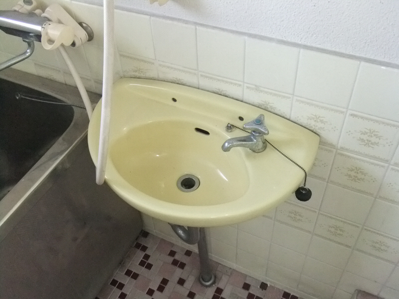 Washroom. Wash basin