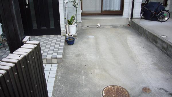 Parking lot. Car one minute