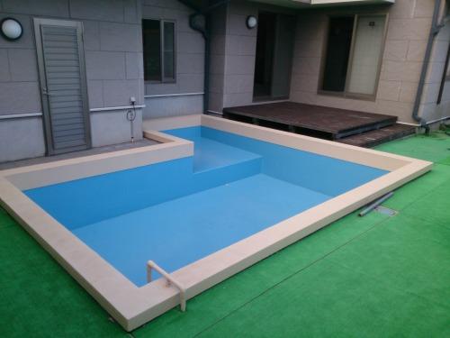 Other Equipment. Pool with mansion