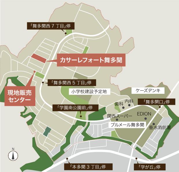 Local guide map. Near map