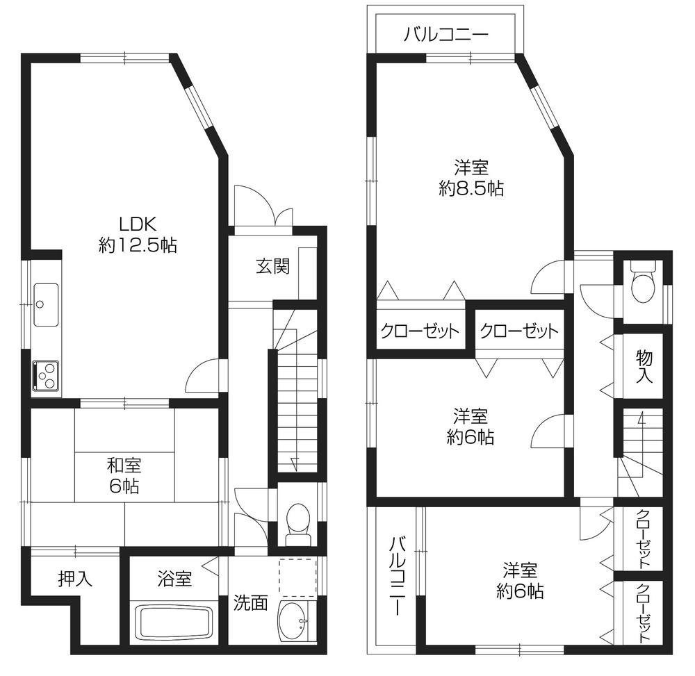 Floor plan. Renovated of 4LDK !!