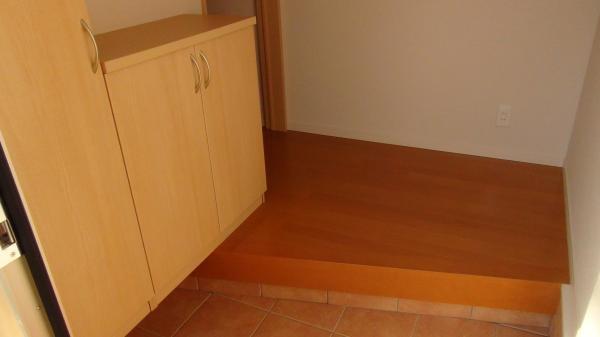 Entrance. Bright entrance with a capacity sufficient shoe box