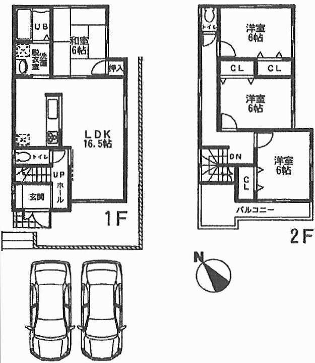 Floor plan. (No. 2 locations), Price 25,800,000 yen, 4LDK, Land area 140.63 sq m , Building area 98.41 sq m