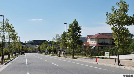 Other. This is the main road through the middle of Gakuenminami line Garden City Mai Tamon.