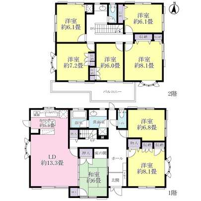 Floor plan. Is a floor plan of 8LDK!