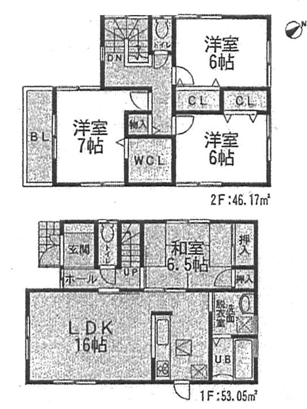 Floor plan. (No. 2 locations), Price 23.8 million yen, 4LDK, Land area 150.67 sq m , Building area 99.22 sq m