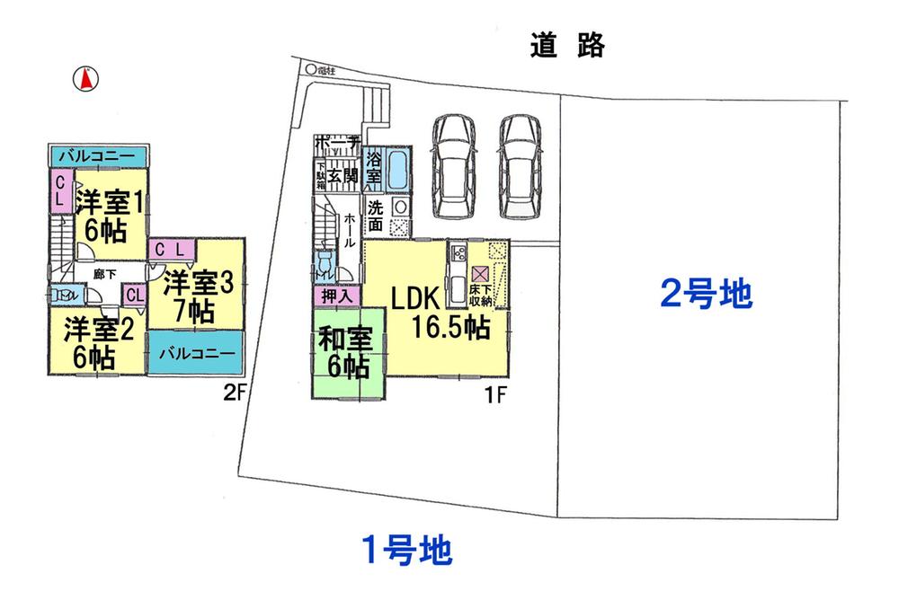 Floor plan. 23.8 million yen, 4LDK, Land area 178.35 sq m , Building area 95.58 sq m