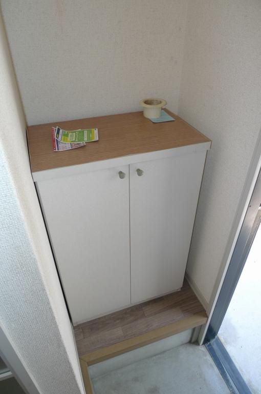 Entrance. A separate room is a reference photograph