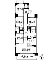 Floor: 4LDK, occupied area: 85.48 sq m, Price: TBD