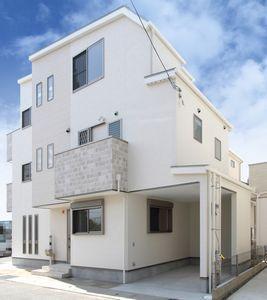 Building plan example (exterior photos). Our construction cases