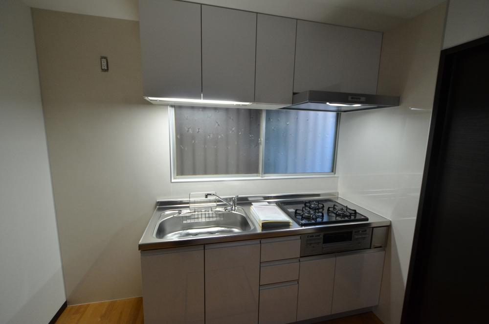 Kitchen. Three-necked gas stove with the system Kitchen