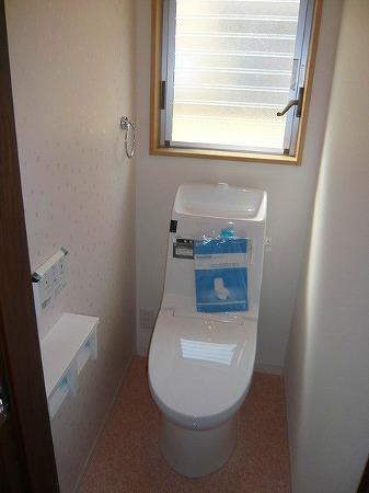 Toilet. With a heated toilet seat toilet. 