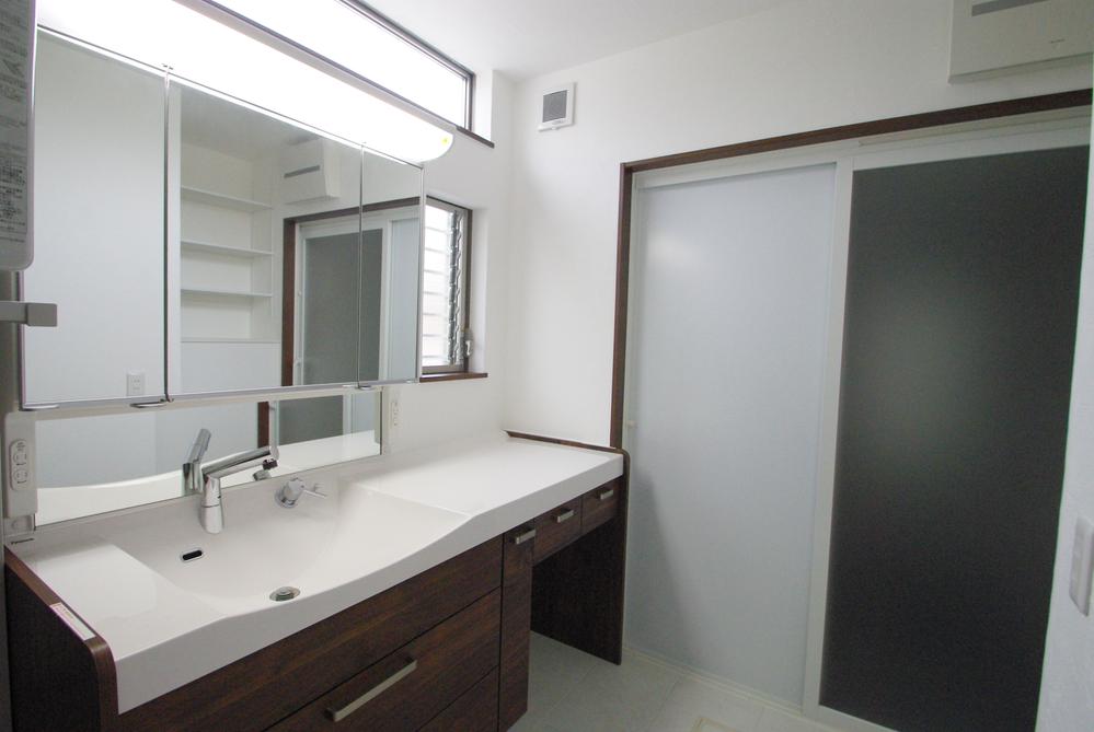 Building plan example (introspection photo). Example of construction bathroom