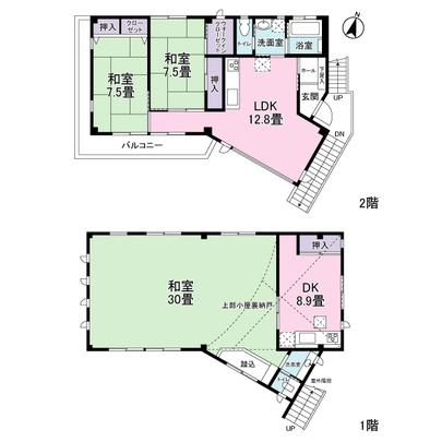 Floor plan. It is a house of light-gauge steel building!