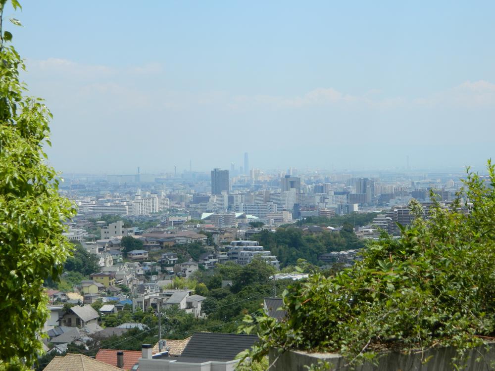 Other local. View from the site. You can overlook the Osaka city