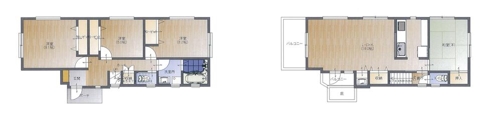 Compartment figure. Land price 25,500,000 yen, Land area 154.33 sq m