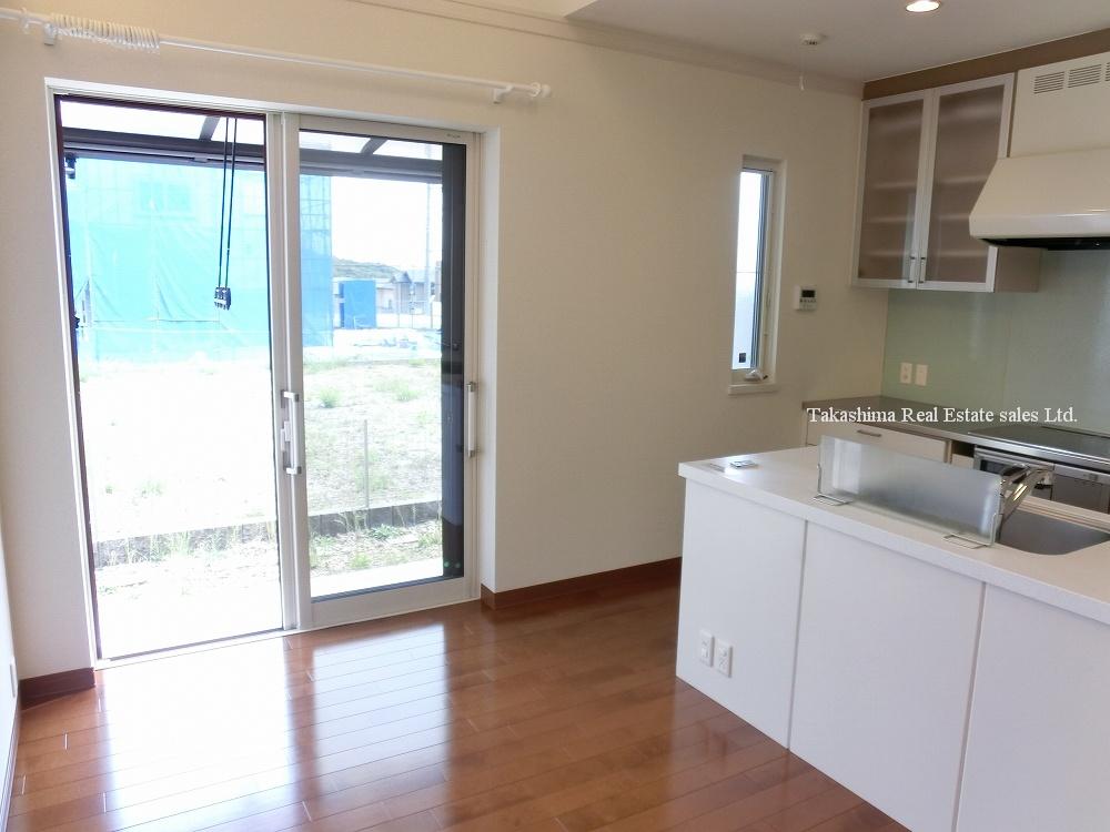 Kitchen. DK horizontal is a terrace.