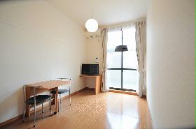 Living and room. High open ceiling