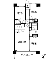 Floor: 3LDK + WIC, the occupied area: 78.41 sq m, Price: 46,900,000 yen ~ 47,900,000 yen