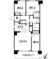 Floor: 3LDK + WIC, the occupied area: 82.67 sq m, Price: 49.3 million yen