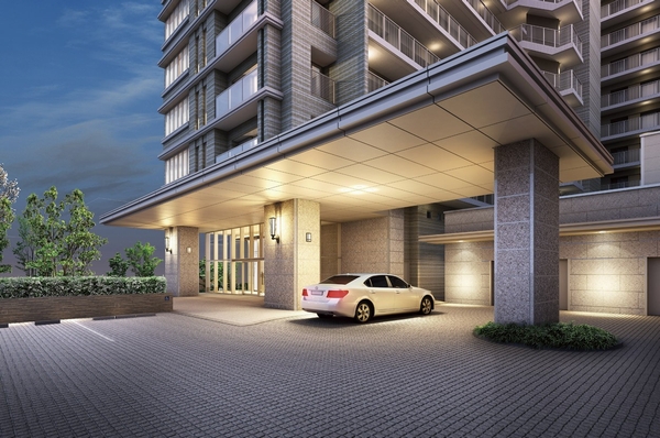 Porte-cochere (Rendering)