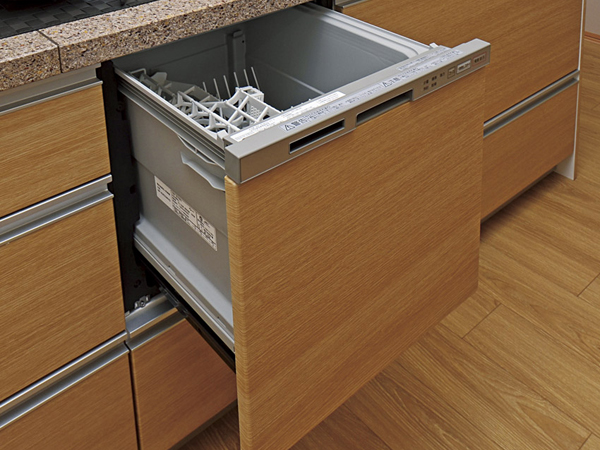 Kitchen.  [Dishwasher] Since the pull-out of not take place, You can out remains of the natural posture (same specifications)