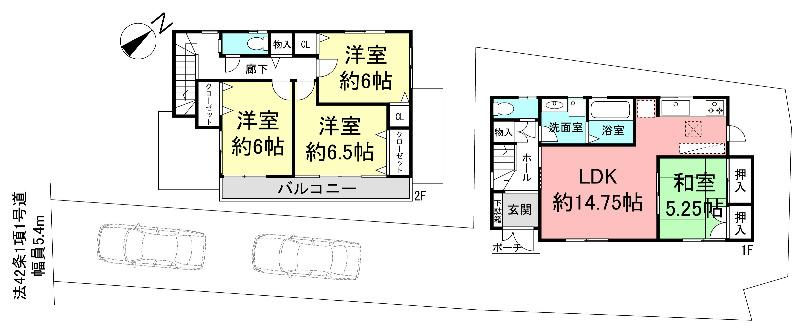 Floor plan. 35,800,000 yen, 4LDK, Land area 158.36 sq m , Building area 95.58 sq m