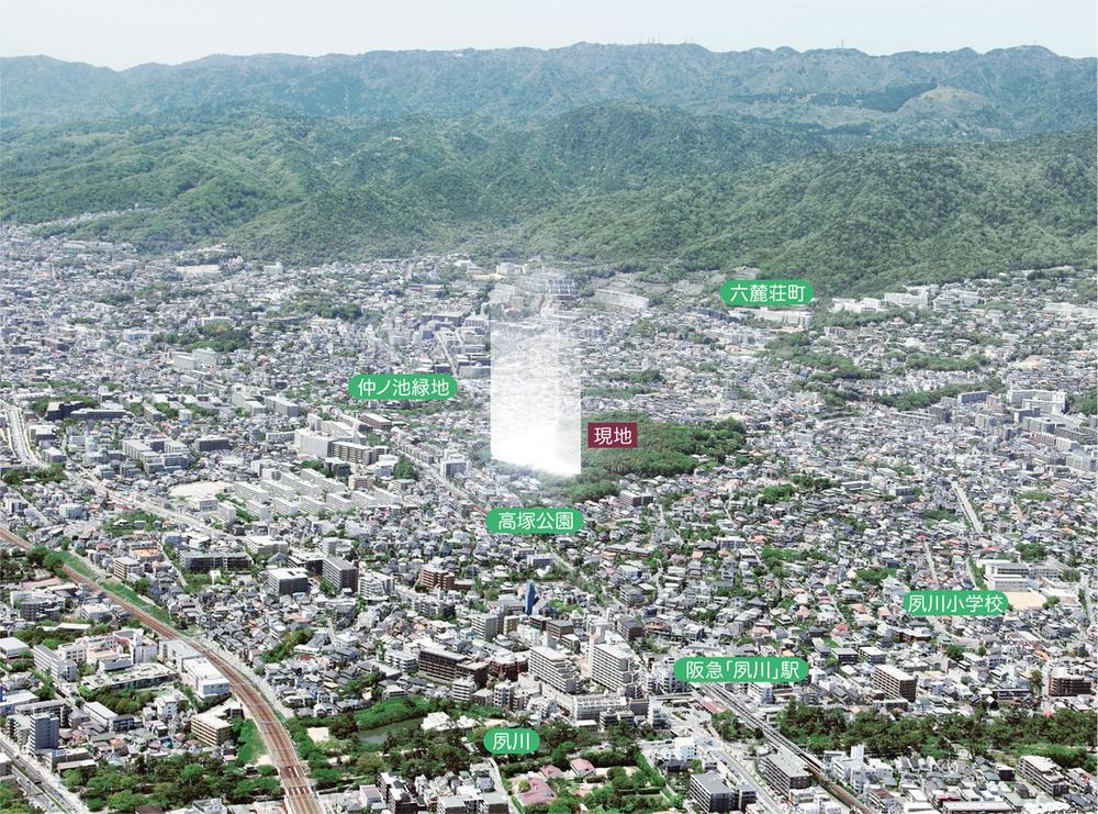 aerial photograph. It is seen from the sky site (July 2012) shooting