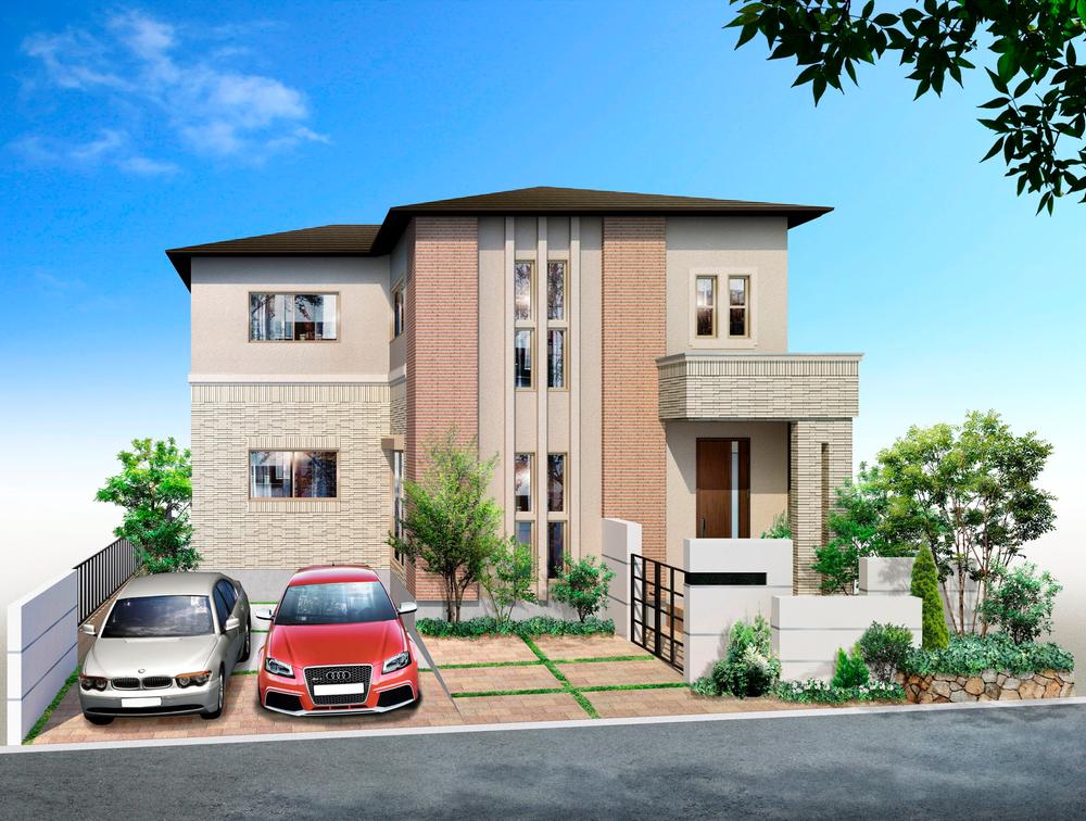 Building plan example (Perth ・ appearance). Building plan example (No. 13 locations) TRADITIONAL MODERN building price 22 million yen (including outside 構費), Building area 114.61 sq m