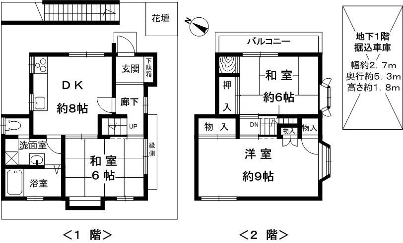 Floor plan. 28.8 million yen, 3DK, Land area 78.8 sq m , Building area 83.73 sq m
